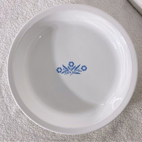Vintage Corningware Blue Cornflower Round Pie Plate Pie Dish - Picture 1 of 15
